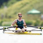 Maia Bentley doing rowing